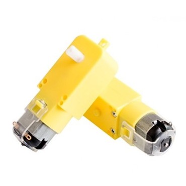 DC BO Gear Motor Dual shaft for Smart Car Robot [2 Pieces]